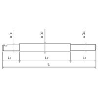 プラス工具製作所 背面ザグリバー ストレートシャンク HCBS 6X10XS (PBS0610) 1セット(2本)（直送品）