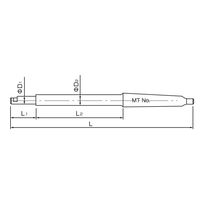 プラス工具製作所 背面ザグリバー テーパーシャンク HCBT 16X22XMT3 (PBL1622) 1本（直送品）