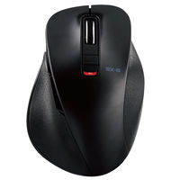 Bluetoothマウス 静音 無線 ワイヤレス 握りの極み Lサイズ 5ボタン 黒 M-XGL15BBSBK エレコム 1個（直送品）