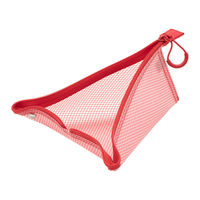 ダイゴー TRIFUL トライフル ポーチ レッド N2644 1個（直送品）