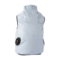 ファン付きウェアセット EFウェア ライトファンバッテリーセット ベストL シルバー 中国産業