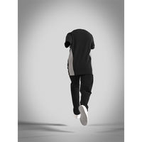 サーヴォ 男女兼用スクラブ ブラック LL MSCU-2201-B9 1枚　スクラブ（直送品）