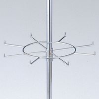 ストア・エキスプレス 円型フック4段回転小物掛け　ブラック 2448-1027 １台（直送品）