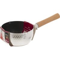 ベストコ IH 雪平鍋 片手鍋 ふっ素樹脂加工 ステンレス 16cm ND-141 イデアール 4975970255049 1個（直送品）