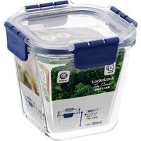ベストコ 耐熱 オーブン調理 ガラス容器 保存容器 深型 スクエア 950ml LBG217 トップクラス ロック＆ロック（直送品）