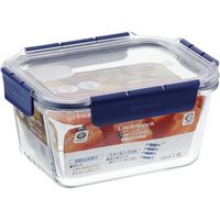 ベストコ 耐熱 オーブン調理 ガラス容器 保存容器 レクタンギュラー 1.5L LBG449 トップクラス ロック＆ロック 4975970257784 1個