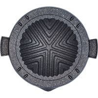 ベストコ 直火 軽量 ジンギスカン プレート カロリーオフ 28cm ND-4860 マーブルダイヤモンドコート 4975970257791 1個