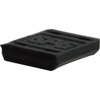 ARTIST(アーティスト) ステンレス棚柱用受ラバー ブラック 4個 SA-TBRU-B 清水 10パック（直送品）