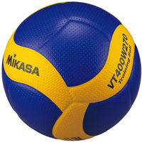 ミカサ トレーニング用メディシンバレーボール 4号270g(一般・大学・高校生・中学生用) 青/黄 VT400W270　1個（直送品）