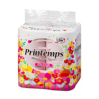 富士里和製紙 【富士里和製紙】トイレットペーパープランタン8ロールダブル37.5ｍ114mm 631260 1箱（８パック入り）（直送品）