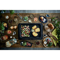 アイリスオーヤマ ホットプレート 左右温度調整 1枚 WHP-011-B(509381) 1台