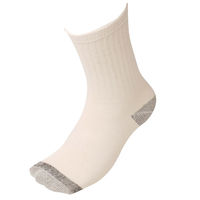 小野商事 先丸靴下 のびのびサポーター 大きめサイズ AG210L 1セット(5足×5組)