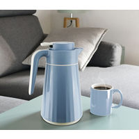 enjoy 保温・保冷ガラス製ポット リフレッシィ ブルー ATREJRIF-BL 1個（直送品）