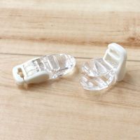 マーゼンプロダクツ NBK フィッシュクリップ 100個 クリア×白 AMF1-I-100 1パック