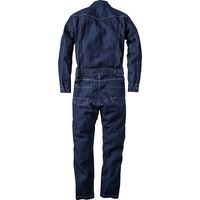 【GRACE ENGINEER'S】 GE-600ボタンフライデニムツナギ　インディゴ　5L 600-36 1着（直送品）