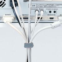 サンワサプライ ケーブルタイ(面ファスナー) CA-651GYN 1個