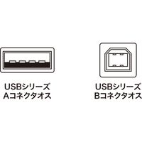 サンワサプライ USB2.0ケーブル(ブラック・5m) KU20-5BKK2 1本