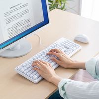 サンワサプライ 英語USBキーボード(ホワイト) SKB-E5UW 1台