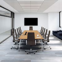 【組立設置込】コクヨ ファブレ革張 プレーンハイバック サークル肘 ブラック×ブラック×ポリッシュ 1脚（直送品）