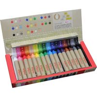 日本理化学工業 キットパス ミディアム 16色 ライスワックス KMRW-16C 1個