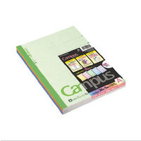 コクヨ キャンパスノート セミB5 A罫7ｍｍ（ミリ） 30枚 5色セット（5冊パック） ノ-3CANX5（わけあり品）