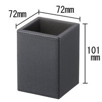 伊藤忠リーテイルリンク ペンスタンド 合成皮革 ブラック オリジナル  オリジナル（わけあり品）