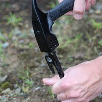 角利産業 KAKURI ショートペグハンマー ブラック 17760010 1個