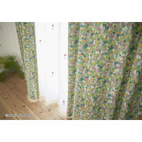 スミノエ MOOMIN ムーミン 遮光カーテン コバナ 1000×1350mm グリーン 1枚（直送品）