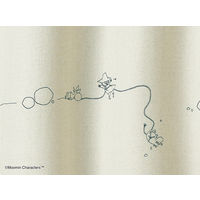 スミノエ ムーミン 遮光カーテン デニムボーダー 100×200cm アイボリー 4549781277462 1枚