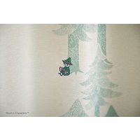 スミノエ ムーミン 遮光カーテン プート 100×200cm ライトブルーグリーン 4549781277554 1枚