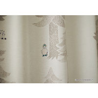 スミノエ ムーミン 遮光カーテン プート 100×178cm ライトブルーグレー 4549781277578 1枚