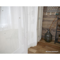 スミノエ MOOMIN ムーミン レースカーテン タケウマボイル 1000×1330mm ホワイト 1枚（直送品）