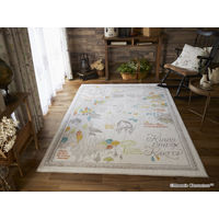 スミノエ ムーミン ムーミン谷の地図 ラグ 140×200cm アイボリー 4549781277745 1枚