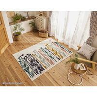 スミノエ ムーミン リトルミイワイルドフラワー ラグ 130×185cm ミックス 4549781277769 1枚