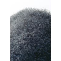 スミノエ BIGSIZERUG 防炎・消臭 ラグ ラックスファー 2000×2500mm ブラック 1枚（直送品）