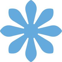 カール事務器 クラフトパンチ中 Daisy CP-2デイジー 1セット(5個)