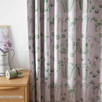 スミノエ MOOMIN セミオーダー カーテン ハイドアンドシーク 1900×1800mm ピンク １セット(2枚入)（直送品）