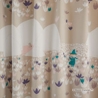 スミノエ MOOMIN セミオーダー カーテン ソフトメロディー 2100×1800mm ベージュ １セット(2枚入)（直送品）