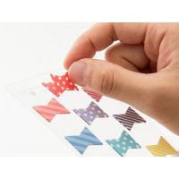 デザインフィル 付せん紙フィルム ミニ リボン柄 19005006 3個（直送品）