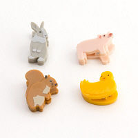 デザインフィル マグネットクリップ 牧場の動物柄　4個入×2パック　43327006（直送品）