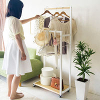 宮武製作所 ハンガーラック Paren（パレン） ホワイト 幅600×奥行375×高さ1450mm 1台（直送品）