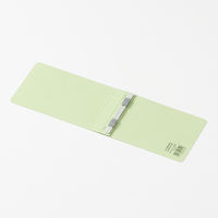 コクヨ フラットファイルW樹脂製とじ具 B6ヨコ 250枚とじ 緑 グリーン フ-W18NG 1セット(10冊)