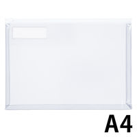 コクヨ カラーソフトクリヤーケースC（チャック付き）S型・ クケ-334W 1セット（6枚）