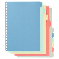 コクヨ ルーズノート中紙カラー見出し用紙A4 30穴・丸穴 ノ-899 1セット(7組)