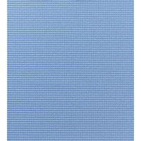 ライオン事務器 ミーティングチェア セパレートバック 4本脚 肘なし アクアブルー 1脚（直送品）