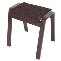 【軒先渡し】ヤマソロ パセリ スタックスツール ファブリックブラック 1セット（4脚入）（直送品）