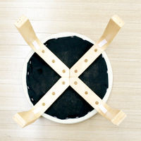 【軒先渡し】ヤマソロ パセリ スツール PVCアイボリー 1セット（5脚入）（直送品）