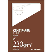 コクヨ 高級ケント紙 A1 230g セ-KP36 1パック(100枚)