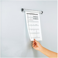 コクヨ ペーパーハンガー マグネット付き 長さ300mm フク-501 1セット(1本×3)