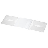 コクヨ CD用ケース<MEDIA PASS> 2枚収容 10枚セット 白 EDC-CME2-10W 1セット（40枚：10枚入×4パック）（直送品）